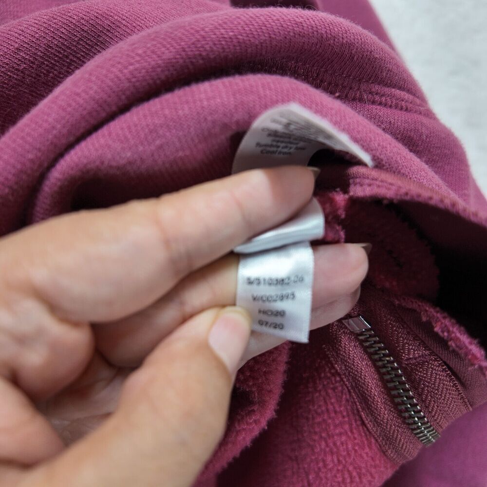 ATHLETA L Cozy Karma Side Zip Funnel Neck Pink Cozy Zip Accents Loungewear - Picture 8 of 10